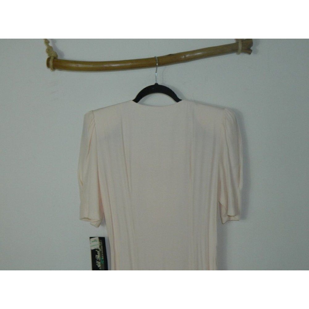 All That Jazz Dress Vintage 80's CottageCore Removable Dickie Junior Size 9/10 - Picture 4 of 15